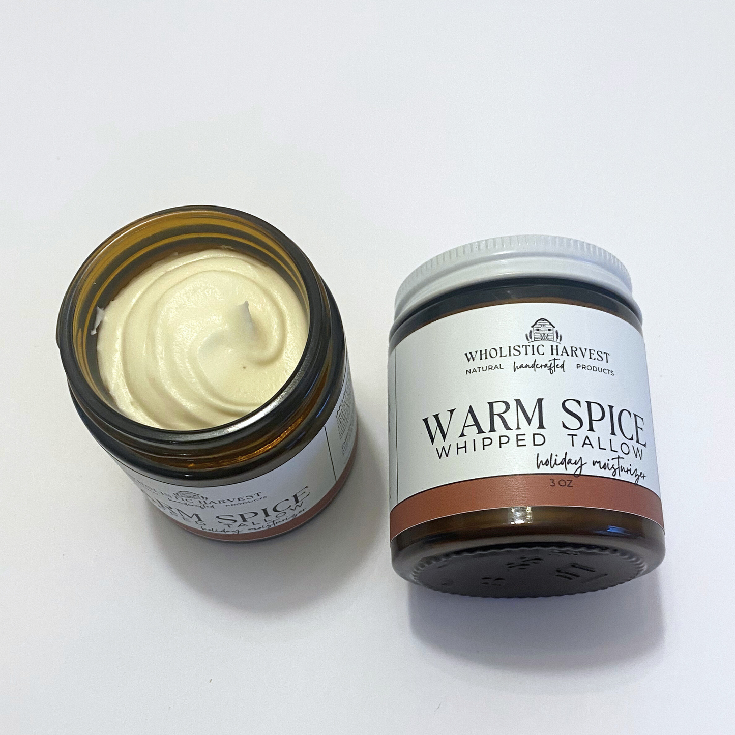 Warm Spice Whipped Holiday Cream 4oz Jar