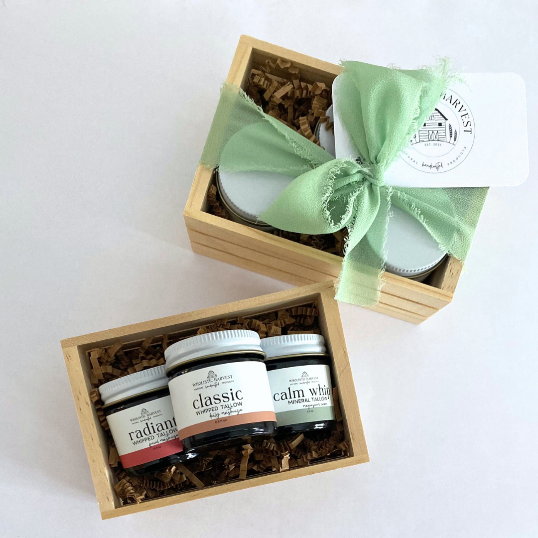 Wooden Crate Gift Set Sampler (Mix and Match)